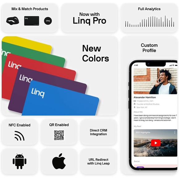 Smart Business Card Linq Card Digital Business Card - Picture 3 of 4